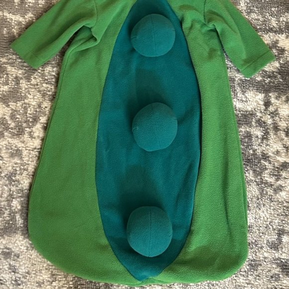 Little Me Baby/Infant Pea Pod Bunting Costume One Size Up to 17lb - Picture 2 of 5